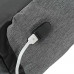 Guapabien Multifunction Travel USB Port Backpack  (Grey)